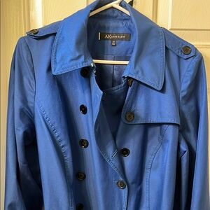 Anne Klein Women's Blue Trench Coat